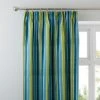 Catherine Lansfield Dino Pencil Pleat Curtains Polyester, Patterned