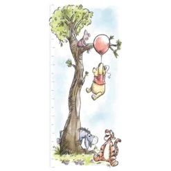 Winnie the Pooh Disney Winnie The Pooh Height Chart Sticker Kids, Canvases Prints and Wall Art