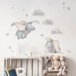 Disney Dumbo Wall Stickers Patterned, Canvases Prints and Wall Art