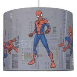 Disney Marvel Spider-Man Drum Light Shade Cotton, Light Shades