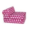 Kaikoo Pink Hearts Flip Bed Polyester, Beanbags
