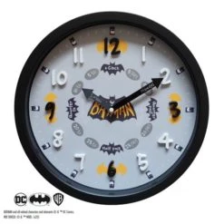 Batman Tell the Time Clock Plastic, Clocks, Patterned