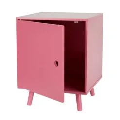 Elementals Elements Kids Bedside Storage Cube Bedside Table, Natural History Museum Modern Skandi, Wood -Eve Home And Furniture Shop 30690759 alt02