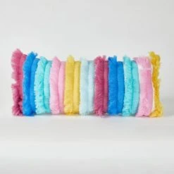 Elements Rainbow Cushion Kids Cushion, Patterned, Cotton