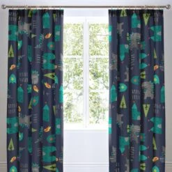 Cosatto Dragon Kingdom Pencil Pleat Curtains Cotton, Kids