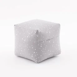Dunelm Grey Stars Bean Cube Patterned, Beanbags, Cotton -Eve Home And Furniture Shop 30713114 alt03