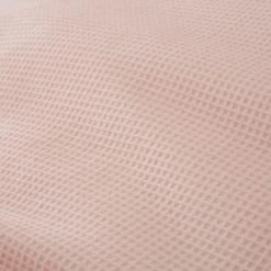 Dunelm Mini Waffle Shell Pink Blackout Eyelet Curtains Plain, Cotton, Light Pink -Eve Home And Furniture Shop 30713962 alt02