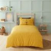 Dunelm 3D Tiger Yellow 100% Cotton Duvet Cover and Pillowcase Set Boho, Duvet Cover Sets, Animals