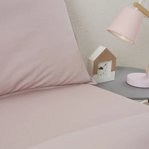 The Edited Life Dusty Pink 100% Organic Cotton Duvet Cover and Pillowcase Set Organic Cotton Dusty Pink, Duvet Cover Sets, Plain 5 The Edited Life Dusty Pink 100% Organic Cotton Duvet Cover and Pillowcase Set Organic Cotton Dusty Pink, Duvet Cover Sets, Plain - Image 5