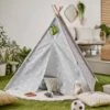 Dunelm Kids Bamboo Teepee Stars, Kids Furniture, Cotton