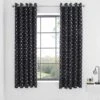 Catherine Lansfield Multicoloured Sleep Blackout Eyelet Curtains Patterned, Polycotton