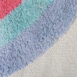 Dunelm Rainbow Tassel Square Rug Rugs, Kids, Cotton 8 Dunelm Rainbow Tassel Square Rug Rugs, Kids, Cotton -Eve Home And Furniture Shop 30731483 alt02