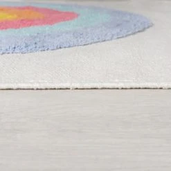 Dunelm Rainbow Tassel Square Rug Rugs, Kids, Cotton 9 Dunelm Rainbow Tassel Square Rug Rugs, Kids, Cotton -Eve Home And Furniture Shop 30731483 alt03