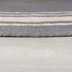 Dunelm Cotton Tassel Circle Rug Textured, Rugs, Plain -Eve Home And Furniture Shop 30731717 alt02