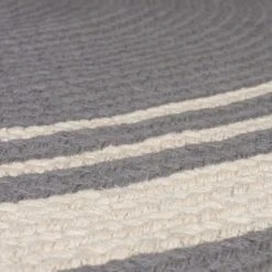 Dunelm Cotton Tassel Circle Rug Textured, Rugs, Plain -Eve Home And Furniture Shop 30731717 alt03