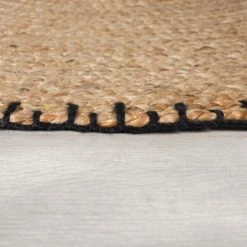 Dunelm Jute Pom Pom Circle Rug Plain, Natural History Museum Modern Skandi, Rugs -Eve Home And Furniture Shop 30731719 alt03