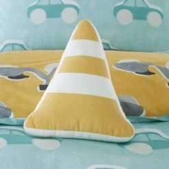 Dunelm Retro Cars Cushion Printed, Kids Cushion, Cotton