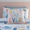 Dunelm Best Day Ever Cushion Printed, Cotton, Kids Cushion