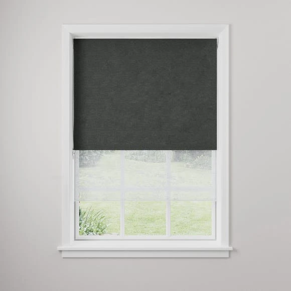 Dunelm Luna Grey Blackout and Pollen Reducing Double Roller Blind Polyester, Roller Blinds, Day and Night 3 Dunelm Luna Grey Blackout and Pollen Reducing Double Roller Blind Polyester, Roller Blinds, Day and Night - Image 3