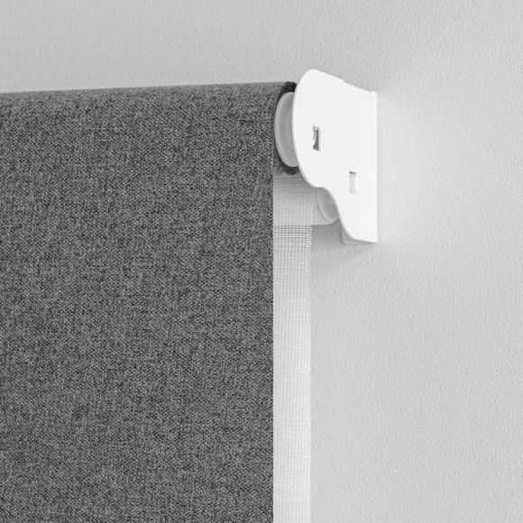 Dunelm Luna Grey Blackout and Pollen Reducing Double Roller Blind Polyester, Roller Blinds, Day and Night 4 Dunelm Luna Grey Blackout and Pollen Reducing Double Roller Blind Polyester, Roller Blinds, Day and Night - Image 4