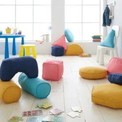 Dunelm Cube Cushion 3D Effect, Cotton, Kids Cushion 8 Dunelm Cube Cushion 3D Effect, Cotton, Kids Cushion -Eve Home And Furniture Shop 30732048 alt08