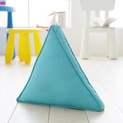 Dunelm Triangle Cushion 3D Effect, Cotton, Kids Cushion -Eve Home And Furniture Shop 30732054
