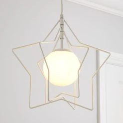 Dunelm Star Ceiling Fitting Kids, Height Adjustable, Ceiling Fittings -Eve Home And Furniture Shop 30732673