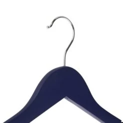 Dunelm Pack of 6 Kids Wooden Hangers Metal, Plain -Eve Home And Furniture Shop 30733508 alt03