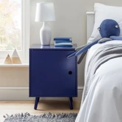 Dunelm Kids Bedside Storage Cube Industrial Boho, Plain, Household & Office Storage