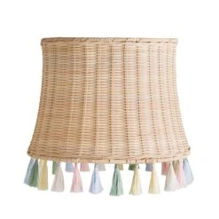 Dunelm Fiesta Rattan Tassel Easy Fit Pendant Shade Fabric, Light Shades -Eve Home And Furniture Shop 30734619 alt05
