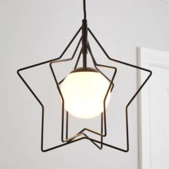 Dunelm Star Ceiling Fitting Kids, Height Adjustable, Ceiling Fittings -Eve Home And Furniture Shop 30734620