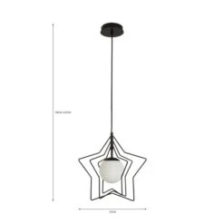 Dunelm Star Ceiling Fitting Kids, Height Adjustable, Ceiling Fittings -Eve Home And Furniture Shop 30734620 alt07