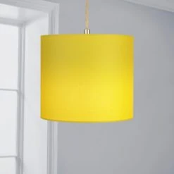 Dunelm Ava 20cm Drum Shade Contemporary, Plain, Light Shades -Eve Home And Furniture Shop 30734622