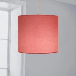 Dunelm Ava 20cm Drum Shade Contemporary, Plain, Light Shades -Eve Home And Furniture Shop 30734623