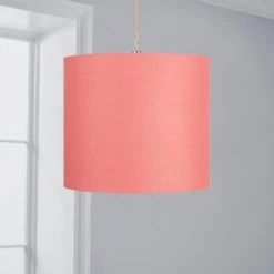 Dunelm Ava 20cm Drum Shade Contemporary, Plain, Light Shades -Eve Home And Furniture Shop 30734623 alt01