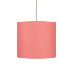 Dunelm Ava 20cm Drum Shade Contemporary, Plain, Light Shades -Eve Home And Furniture Shop 30734623 alt03