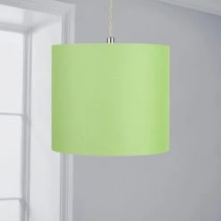 Dunelm Ava 20cm Drum Shade Contemporary, Plain, Light Shades -Eve Home And Furniture Shop 30734624 alt01