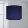 Dunelm Ava 20cm Drum Shade Contemporary, Plain, Light Shades