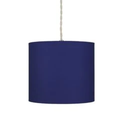 Dunelm Ava 20cm Drum Shade Contemporary, Plain, Light Shades -Eve Home And Furniture Shop 30734626 alt03