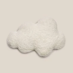 Dunelm White Light Up Cloud Cushion Kids Cushion, Polyester -Eve Home And Furniture Shop 30735602 alt02