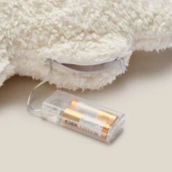 Dunelm White Light Up Cloud Cushion Kids Cushion, Polyester -Eve Home And Furniture Shop 30735602 alt03