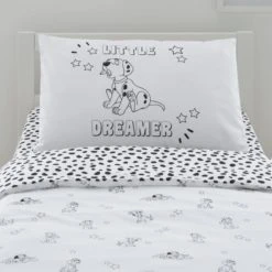 Disney 101 Dalmatians 100% Cotton Reversible Duvet Cover and Pillowcase Set Printed, Duvet Cover Sets, Animals -Eve Home And Furniture Shop 30737646 alt02