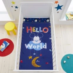 Disney Mickey Mouse 100% Cotton 4 Tog Cot Bed / Toddler Quilt Reversible, Kids, Animals -Eve Home And Furniture Shop 30737733 alt05