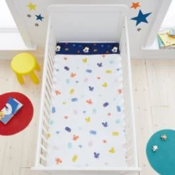 Disney Mickey Mouse 100% Cotton 4 Tog Cot Bed / Toddler Quilt Reversible, Kids, Animals -Eve Home And Furniture Shop 30737733 alt06