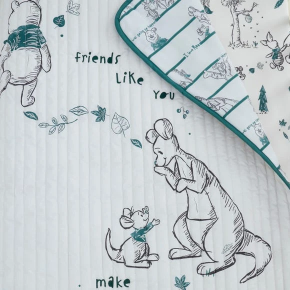Disney Winnie the Pooh 100% Cotton 4 Tog Cot Bed / Toddler Quilt Kids Quilts, Animals, Patterned 6 Disney Winnie the Pooh 100% Cotton 4 Tog Cot Bed / Toddler Quilt Kids Quilts, Animals, Patterned - Image 6