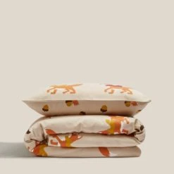 Dunelm Fox 100% Brushed Cotton Reversible Duvet Cover and Pillowcase Set Animals, Printed, Duvet Cover Sets -Eve Home And Furniture Shop 30737777 alt03