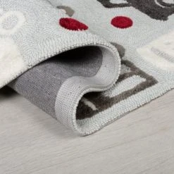 Dunelm City Buzz Rug Light Grey, Rugs, Kids -Eve Home And Furniture Shop 30742265 alt04