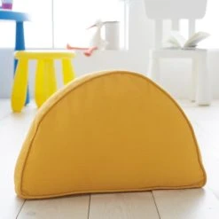 Dunelm Semi Circle Cushion Plain, Kids Cushion, Cotton