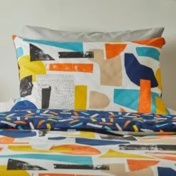 Dunelm Abstract Blocks Single Duvet Cover and Pillowcase Set Reversible, Geometric, Duvet Cover Sets 7 Dunelm Abstract Blocks Single Duvet Cover and Pillowcase Set Reversible, Geometric, Duvet Cover Sets -Eve Home And Furniture Shop 30744149 alt02