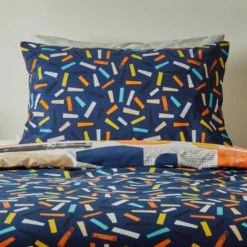 Dunelm Abstract Blocks Single Duvet Cover and Pillowcase Set Reversible, Geometric, Duvet Cover Sets 8 Dunelm Abstract Blocks Single Duvet Cover and Pillowcase Set Reversible, Geometric, Duvet Cover Sets -Eve Home And Furniture Shop 30744149 alt03